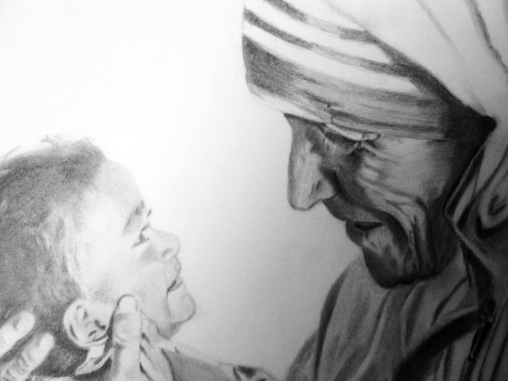 Mother Teresa and child
